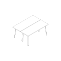 Meble :: Biurka :: Ogi A biurko typu bench 160 cm - BAG0216