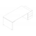 Meble :: Biurka :: Mito biurko 222 cm - MIT3KD