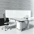Meble :: Biurka :: Crystal biurko z blatem szklanym 200 cm - AE6S