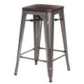 Meble :: Hokery :: Paris Wood 75cm hoker - metal sosna orzech