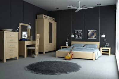 Sypialnie, Meble do sypialni, Nowoczesne, Białe, Drewniane, Komplety,