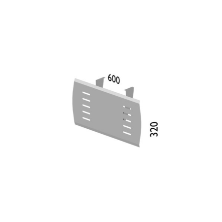 Meble :: Półki :: Texar osłona biurka Os1 aluminium