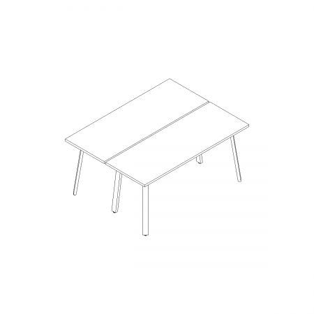 Meble :: Biurka :: Ogi A biurko typu bench 160 cm - BAG0214