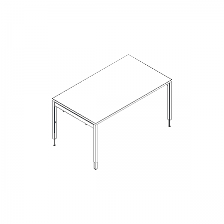 Meble :: Biurka :: Ogi Y biurko z manualną regulacją wysokości 140 cm - BOY03R