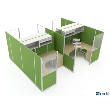 Meble :: Biurka :: Ergonomic Master biurko kształtowe z manualną regulacją wysokości 160 cm - BR11R