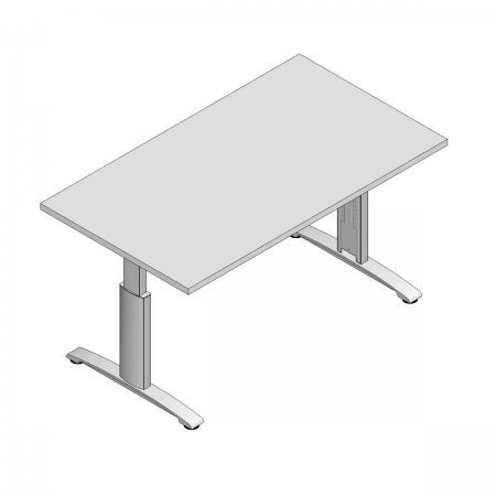Meble :: Biurka :: Ergonomic Master biurko z manualną regulacją wysokości 120 cm - BR02R