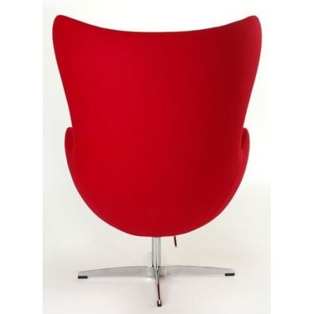 Pomieszczenia :: salon :: Fotel Jajo kaszmir - czerwony