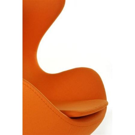 Pomieszczenia :: salon :: Fotel Jajo kaszmir - pomarańczowy