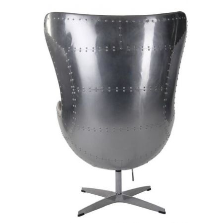 Pomieszczenia :: salon :: Fotel Jajo alu ekoskóra