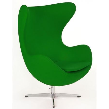 Pomieszczenia :: salon :: Fotel Jajo kaszmir - zielony