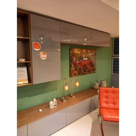 Outlet :: Komplet mebli rtv Modulio lakier + orzech amerykański