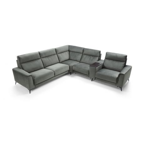 Marki :: Bydgoskie Meble :: Legato Narożnik 3F-TE-1,5-MP-1,5RF z funkcją spania i relaksem