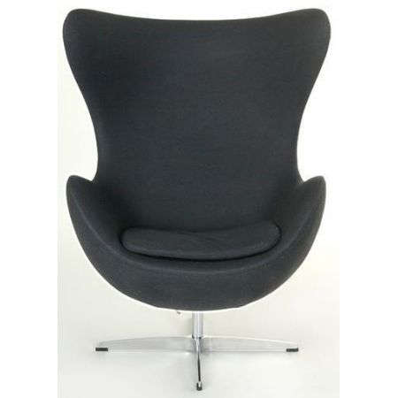 Pomieszczenia :: salon :: Fotel Jajo kaszmir - ciemnoszary